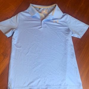 Under Armour Boys dri-fit dress polo. Size Youth Medium.